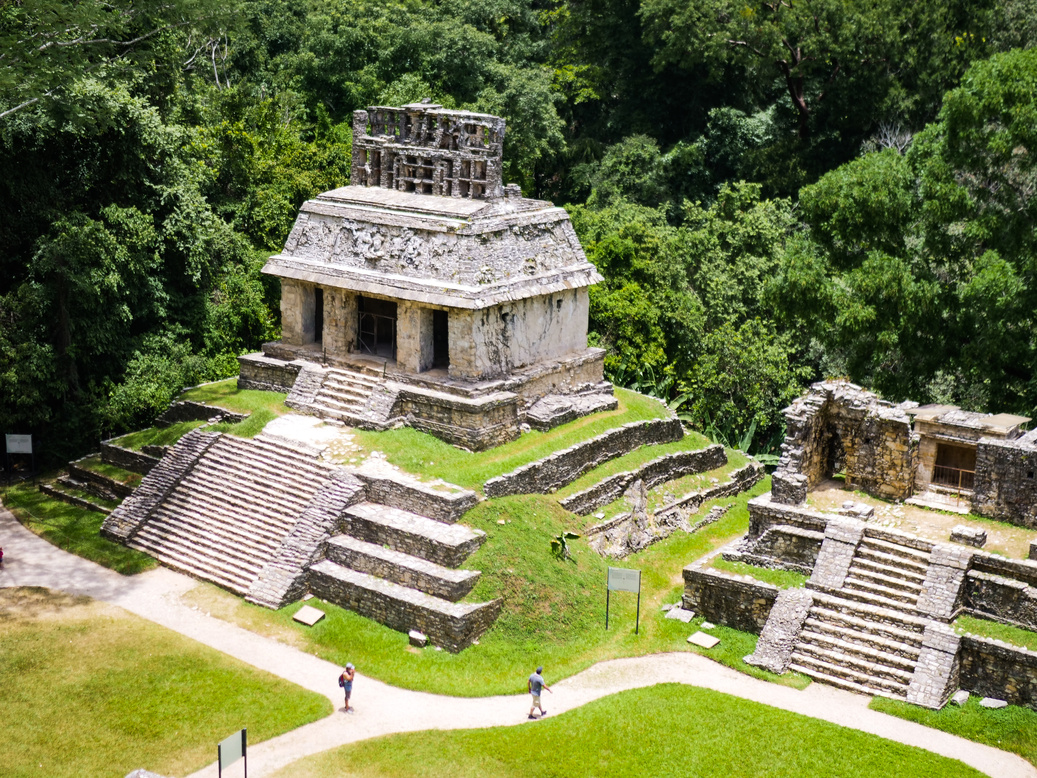 Palenque ruins, home of the Mayans